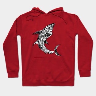 SHARK ART DRAWING HANDMADE Hoodie